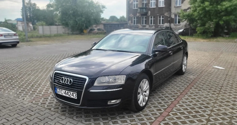 Audi A8 cena 33900 przebieg: 357000, rok produkcji 2009 z Kalisz małe 154